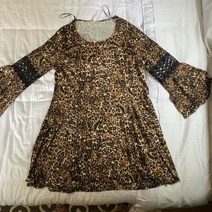 Leopard print dress